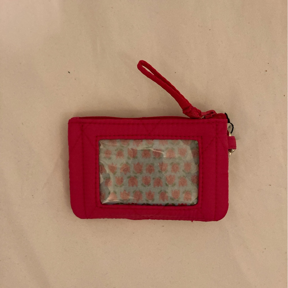 Vera Bradley Pink Floral Zip Pouch